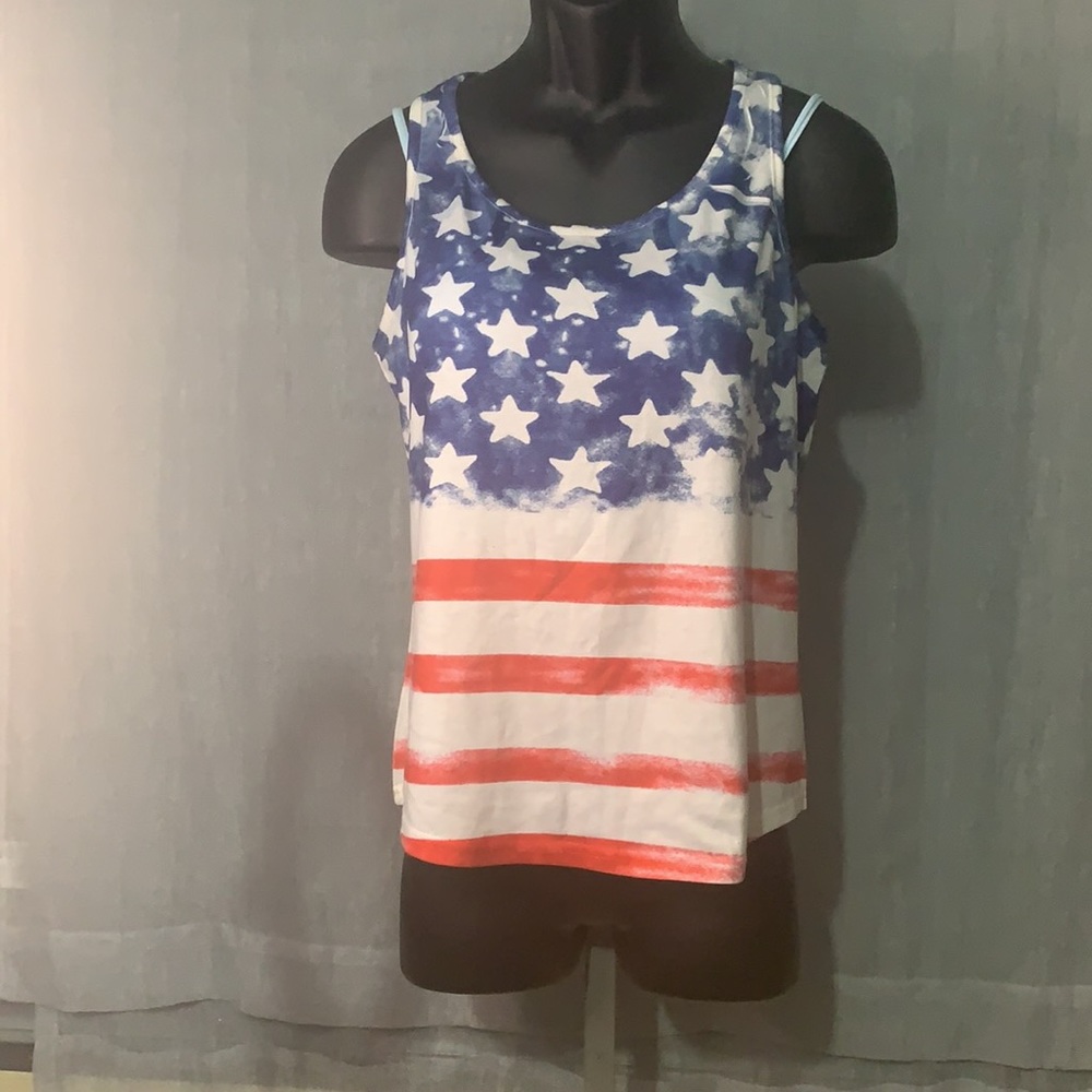 Favolook American flag tank